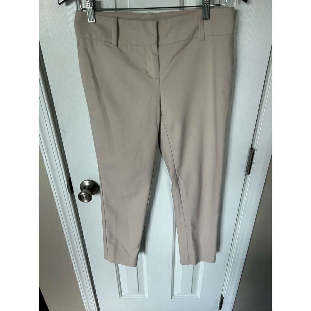 White House black market tan pants size 2